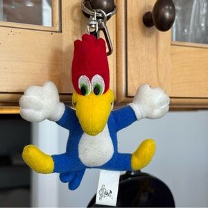 Woody Woodpecker Vintage Plush Keychain